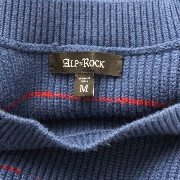 Alp-N-Rock Margot Blue Sweater Size Medium - Picture 8 of 9
